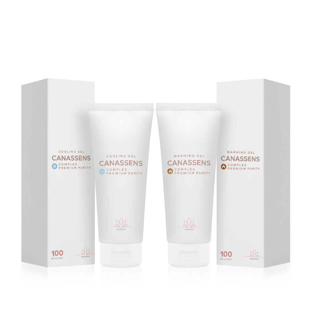 Set hrejivého a chladivého gélu Canassens