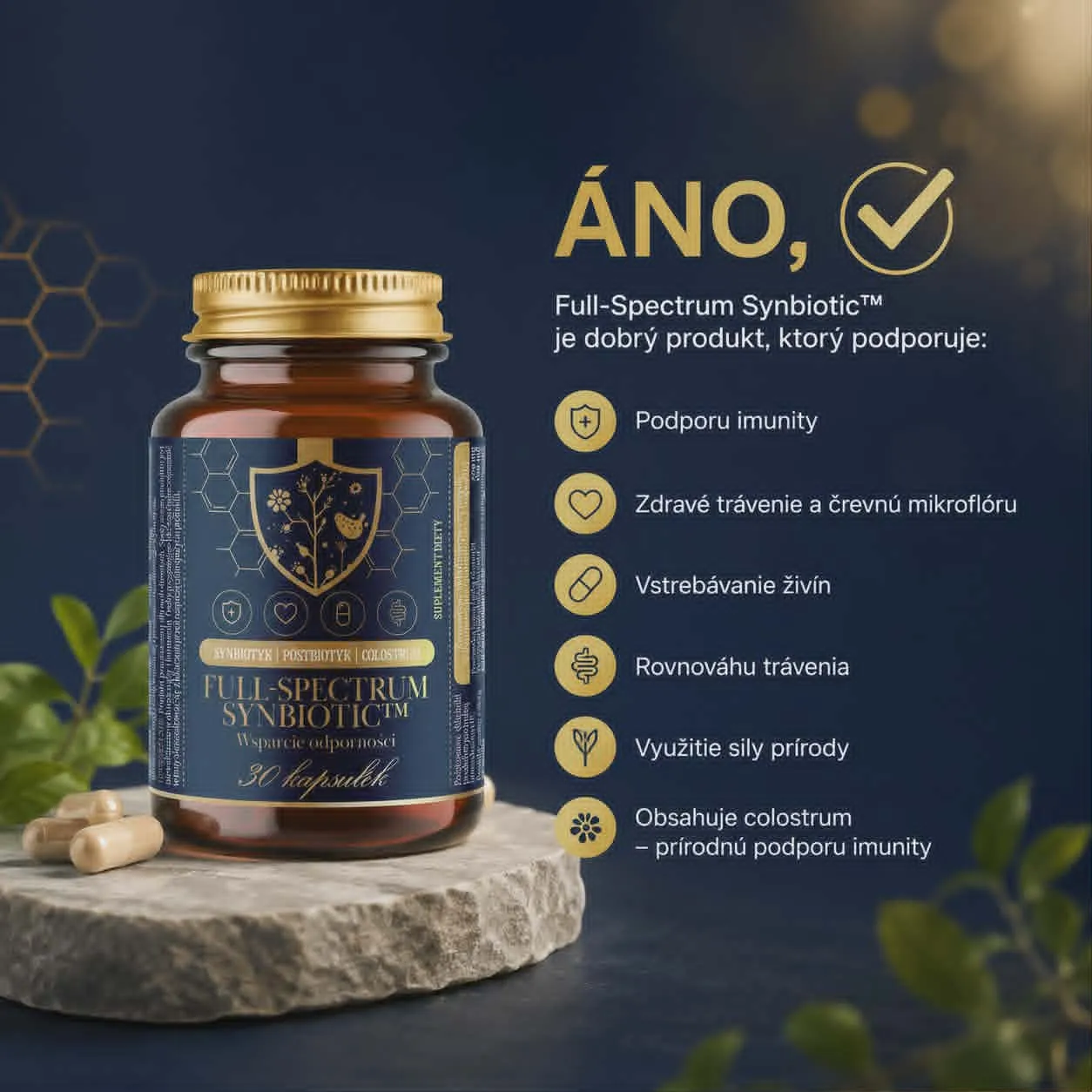 Full Spectrum Synbiotic (FSS) – komplexný synbiotikum pre črevný mikrobióm