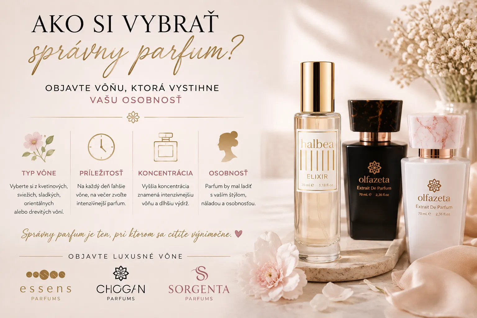 Ako si vybrať správny parfum? Objavte vôňu, ktorá vystihne vašu osobnosť